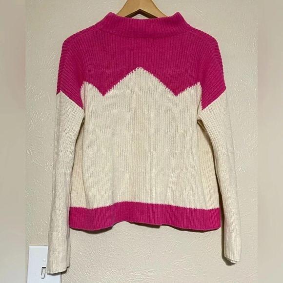 The Reeds Mock Neck Sweater J Crew Bell Sleeve Medium - Picture 2 of 2